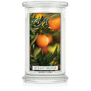 Kringle Candle Lumanare parfumata mare cu 2 fitiluri Sicilian Orange (624 g)