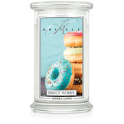 Kringle Candle Donut Worry lumanare mare cu 2 fitiluri parfumate (624 g)