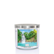 Lumânare Kringle TUMBLER Lumânare parfumată cu 3 fitiluri Fiji 411g