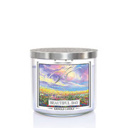 Lumânare Kringle TUMBLER Lumânare parfumată cu 3 fitiluri Beautiful Day 411g