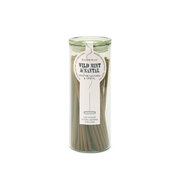 Bețișoare de tămâie Paddywax Haze Wild Mint & Santal în ambalaj de sticlă 100 buc