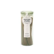 Bețișoare de tămâie Paddywax Haze Wild Mint & Santal în ambalaj de sticlă 100 buc