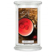 Kringle Candle Cherry Chai lumanare mare cu 2 fitiluri parfumate (624 g)