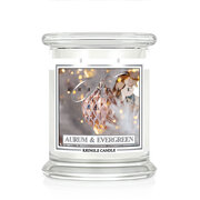 Kringle Candle Lumanare parfumata Aurum & Evergreen mediu 2 fitil (411 g)