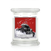 Lumânare Kringle Candle Christmas Coal lumanare parfumata medie 2 fitil (411 g)