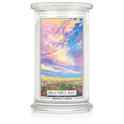 Kringle Candle Beautiful Day lumanare mare cu 2 fitiluri parfumate (624 g)