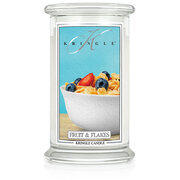 Kringle Candle Lumanare parfumata mare cu 2 fitiluri Fruit & Flakes (624 g)