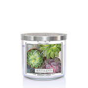 Lumânare Kringle Lumânare parfumată TUMBLER Succulents cu 3 fitiluri 411g