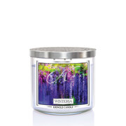 Lumânare Kringle Lumânare parfumată TUMBLER Wisteria cu 3 fitiluri 411g