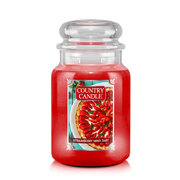 Lumânare Country Canle Strawberry Mint Tart Lumânare mare cu 2 fitiluri parfumate (652 g)