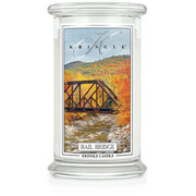 Lumânare parfumată Kringle Candle Rail Bridge mare cu 2 fitiluri (624 g)