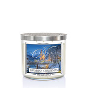 Lumânare Kringle TUMBLER Lumânare cu 3 fitiluri de Crăciun bavarez (411g)