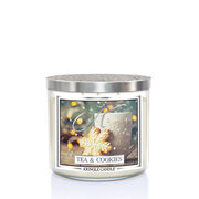 Lumânare Kringle Lumânare parfumată cu 3 fitiluri TUMBLER Tea & Cookies (411g)
