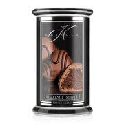 Lumânare Kringle Reserve cu trufe de alune, lumânare mare cu 2 fitiluri (624 g)