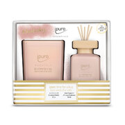 lumânare ipuro Essentials Time for a Hug + difuzor în cutie cadou 125g / 50ml