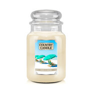 Lumanare Country Candle Sand & Santal lumanare mare cu 2 fitiluri parfumate (737 g)