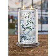 Lumanare Kringle Candle Winter Cypress lumanare parfumata mare cu 2 fitiluri (624 g)