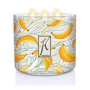 Lumânare Kringle Lumânare parfumată TUMBLER Banana's Foster cu 3 fitiluri (411g)