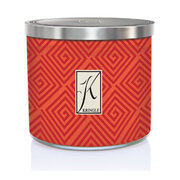 Lumânare Kringle Lumânare parfumată TUMBLER Bourbon Apple & Oud cu 3 fitiluri (411g)