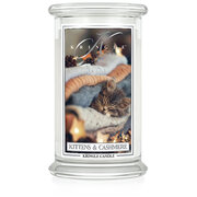 Lumânare Kringle Kittens & Cashmere lumânare mare cu 2 fitiluri (624 g)