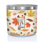 Lumânare Kringle Lumânare parfumată TUMBLER Maple Woods cu 3 fitiluri (411g)