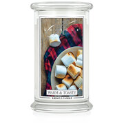 Lumânare Kringle Warm & Toasty mare cu 2 fitiluri (624 g)