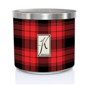 Lumânare Kringle Lumânare parfumată TUMBLER Warm & Toasty cu 3 fitiluri (411g)
