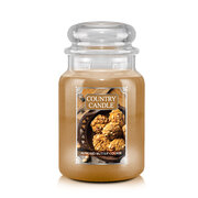 Country Candle Biscuiti cu unt de migdale lumanare mare cu 2 fitiluri (737 g)