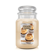 Lumanare Country Candle Praline Butterream Lumanare mare cu 2 fitiluri parfumate (737 g)
