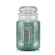 Lumanare Country Candle White Birch and Rain lumanare parfumata mare cu 2 fitil (737 g)