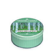 Lumanare Country Candle, lumanare parfumata de mesteacan alb si ploaie (42g)