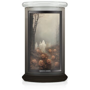 Lumânare Kringle Candle Halloween Print Based Ghost Spirits lumanare parfumata mare cu 2 fitil (624 g)