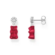 Thomas Sabo H2330-052-10 Ohrstecker mit roten Goldbären silber Damen