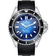Edox 80120-3NCA-BUIDN Skydiver Neptunian automatic 44mm 100ATM