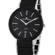 Jacques Lemans 1-1855A Dublin Ceramic Mens Watch 40mm 5 ATM
