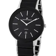 Jacques Lemans 1-1855A Dublin Ceramic Mens Watch 40mm 5 ATM
