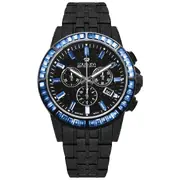 Louis XVI LXVI1181 Mens Watch Majeste Frosted Iced Out Chronograph 43mm 10ATM 