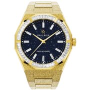 Paul Rich PR-46705 Mens Watch Moissanite Frosted Star Dust II Gold 43mm 5ATM 