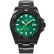 Paul Rich PR-46712 Mens Watch Crystal Bay Midnight Reef Black Green 40mm 5ATM 