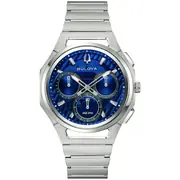 Bulova 96A339 Mens Watch Curv Chronograph 41mm 3ATM 