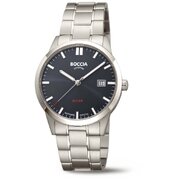 Boccia 3673-02 Mens Watch Titanium Solar 39mm 5ATM 