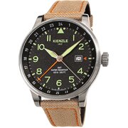 Kienzle 1822 KG423A Herrenuhr Reisen GMT 45mm 10ATM