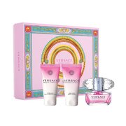 Versace Bright Crystal Set cadou, Eau de Toilette 50ml + Gel de dus 50ml + Lapte de corp 50ml