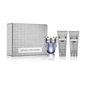Set cadou Paco Rabanne Invictus, apa de toaleta 100ml + aftershave 100ml + gel de dus 100ml