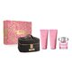 Set cadou Versace Bright Crystal, apa de toaleta 90ml + lotiune de corp 100ml + gel de dus 100ml + punga