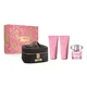 Set cadou Versace Bright Crystal, apa de toaleta 90ml + lotiune de corp 100ml + gel de dus 100ml + punga