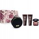 Set cadou Versace Crystal Noir, apa de parfum 90 ml + lotiune de corp 100 ml + gel de dus 100 ml + punga cosmetica