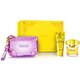 Set cadou Versace Yellow Diamond, apa de toaleta 90 ml + lotiune de corp 100 ml + punga cosmetica
