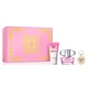Set cadou Versace Bright Crystal, apa de toaleta 90ml + lotiune de corp 100ml + breloc
