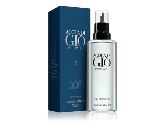 Giorgio armani acqua di gio profondo, refill parfémovaná voda, 150 ml - Giorgio Armani Acqua di Gio Profondo, refill Parfémovaná voda, 150 ml